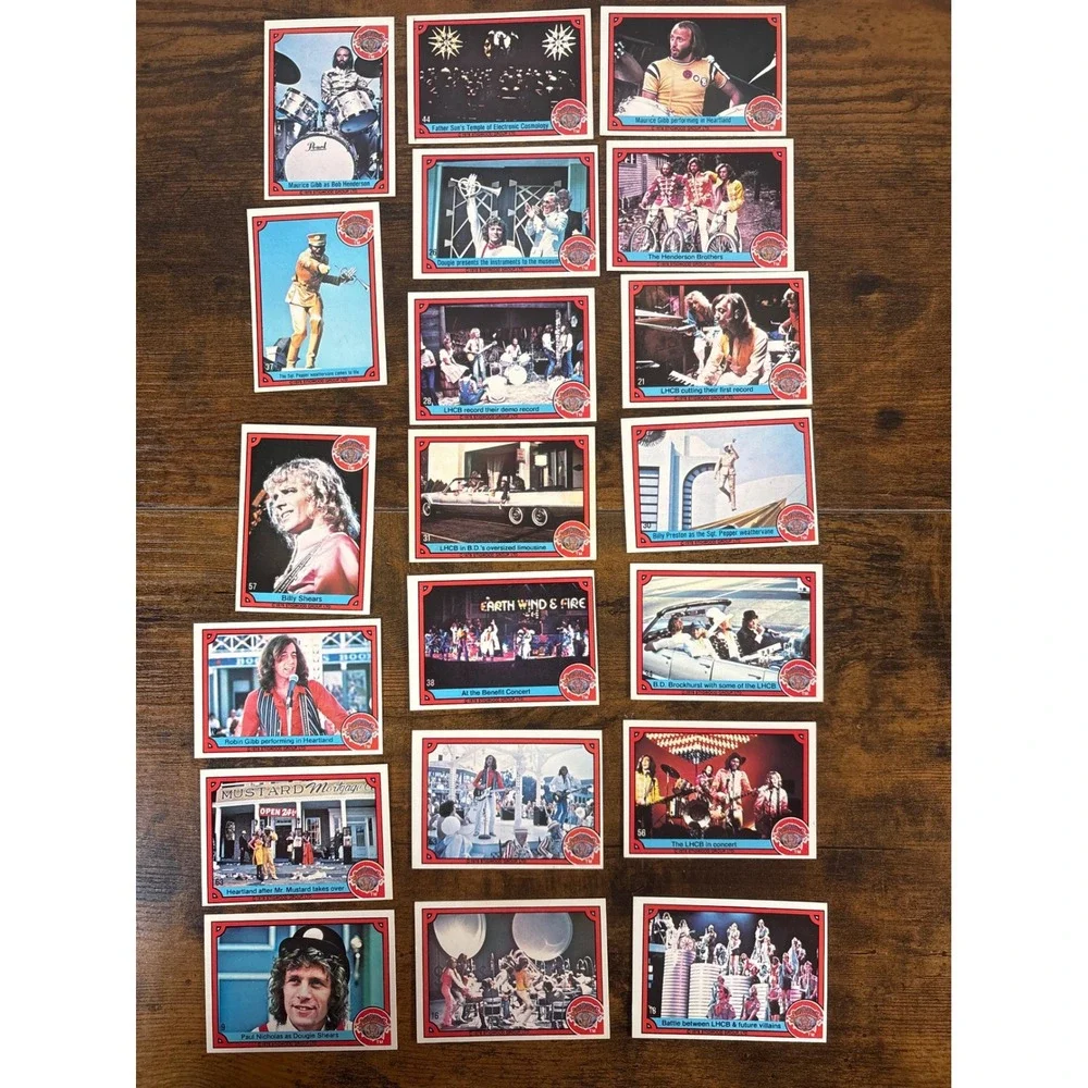 1978 Sgt Peppers Lonely Hearts Club Band Movie Trading Cards Lot 18 VTG Bee Gees